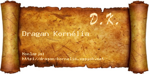 Dragan Kornélia névjegykártya